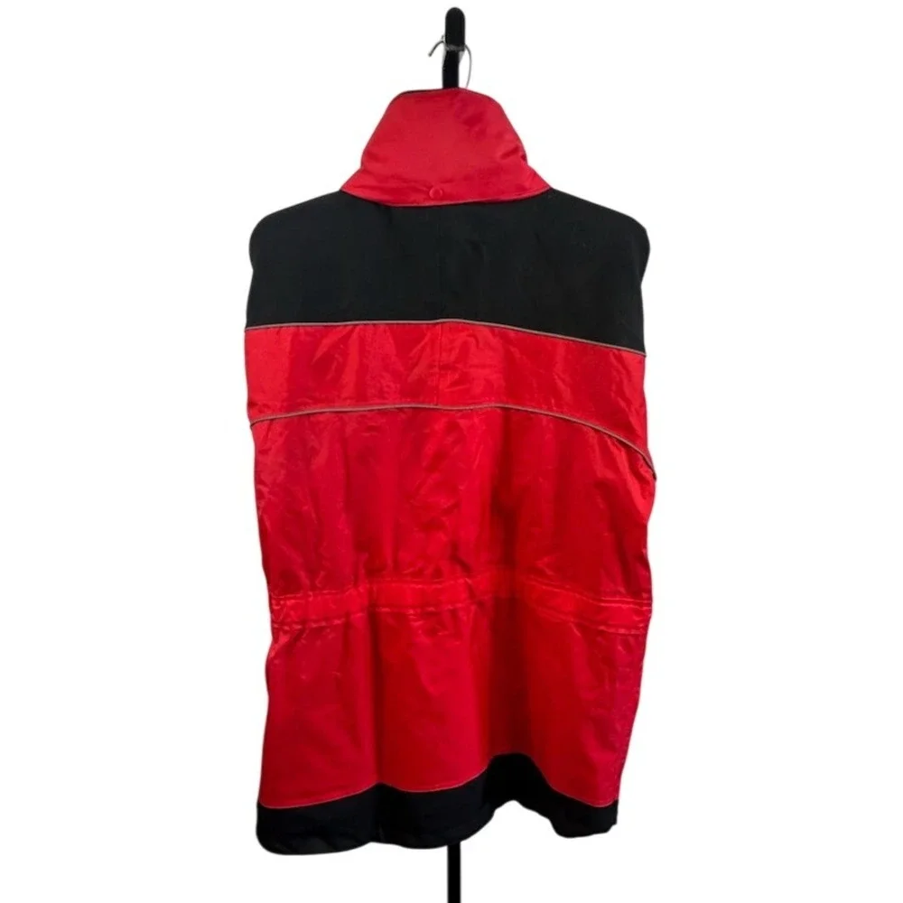 Rockwater Designs Mens‎ Red Black Motorcycle Jacket Coat Size Medium